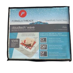 Formula Threads NWT Cloudtech Wave Cooling Mattress Protector 54x75  Waterproof
